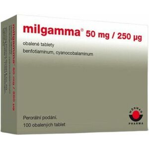 MILGAMMA 50 mg 100 tablet obraz