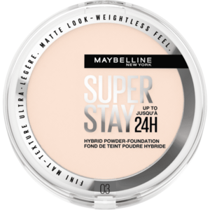 MAYBELLINE NEW YORK SuperStay 24H Hybrid Powder-Foundation 03 make-up v pudru, 9 g obraz