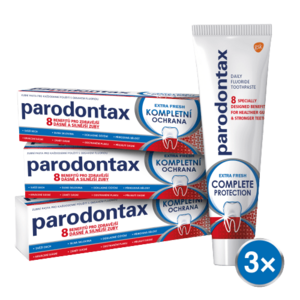 PARODONTAX Kompletní ochrana extra fresh Zubní pasta 3 x 75 ml obraz