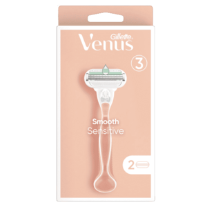 GILLETTE VENUS Venus Sensitive Smooth Dámský holicí strojek + 2 holicí hlavice obraz