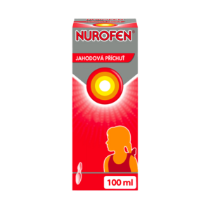 NUROFEN pro děti 4% 40mg/ml Jahodová příchuť 100 ml obraz