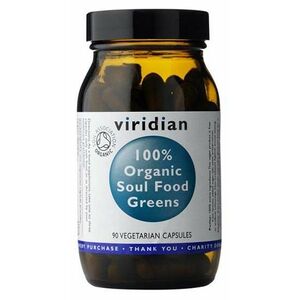 VIRIDIAN 100% Organic Soul Food Greens 90 kapslí obraz