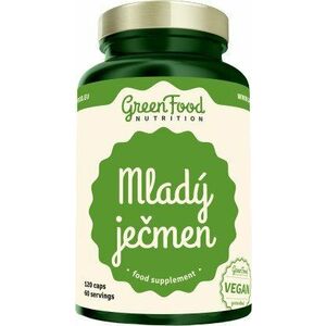 GREENFOOD NUTRITION Mladý ječmen 120 kapslí obraz