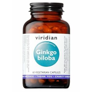 VIRIDIAN Ginkgo Biloba 60kapslí obraz