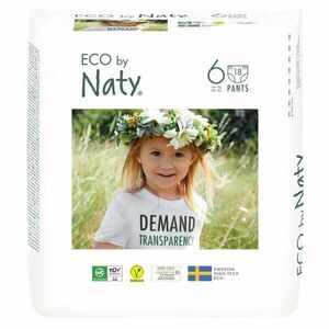 ECO BY NATY Natahovací plenkové kalhotky ECO XL 16+ kg, 18 ks obraz