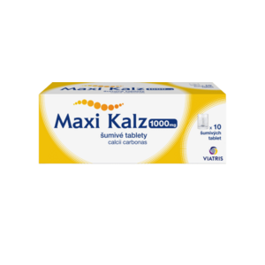 MAXI-KALZ 1000mg 10 šumivých tablet obraz