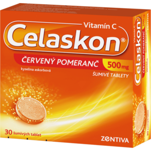 CELASKON červený pomeranč 500mg 30 šumivých tablet obraz