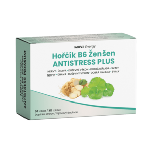 MOVIT ENERGY Hořčík - Ženšen Anti-Stress PREMIUM 30 tablet obraz