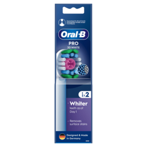 ORAL-B Pro 3D White Kartáčkové Hlavy 2 ks obraz