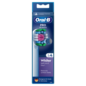 ORAL-B Pro 3D White Kartáčkové hlavy 4 ks obraz