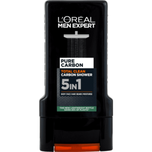 L'ORÉAL PARIS Men Expert Pure Carbon sprchový gel, 300 ml obraz