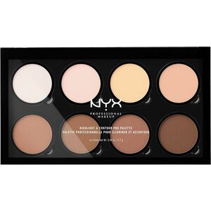 NYX PROFESSIONAL MAKEUP Highlight & Contour Pro Palette - Konturovací paletka 21.6 g obraz