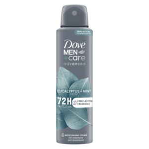 DOVE MEN+CARE Advanced Eucalyptus Antiperspirant sprej 150 ml obraz