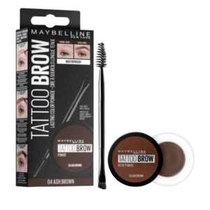 MAYBELLINE NEW YORK Tatoo Brow gelová pomáda na obočí 04 Ash Brown 4 g obraz