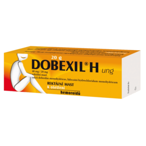 DOBEXIL H ung 40mg/20mg rektální mast 20 g obraz