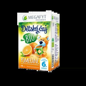 MEGAFYT Dětský čaj pomeranč BIO 20 x 2 g obraz