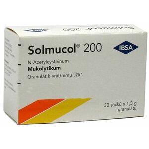 SOLMUCOL 200mg perorální granule 30 sáčků obraz