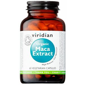 VIRIDIAN Maca Extract Organic 60 kapslí obraz