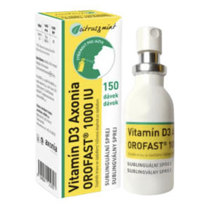 OROFAST Vitamin D3 AXONIA 1000 IU sublinguální sprej 150 dávek 30 ml obraz