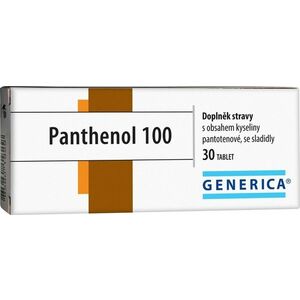 GENERICA Panthenol 100 30 tablet obraz