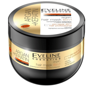 EVELINE Argan + Keratin maska na vlasy 8v1 300 ml obraz