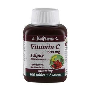 MEDPHARMA Vitamín C 500 mg s šípky 107 tablet obraz