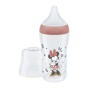 NUK Perfect Match láhev Disney s kontrolou teploty, červená 260 ml obraz