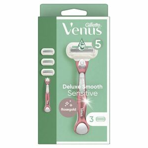 GILLETTE VENUS Sensitive Rose Gold strojek + 3 hlavice 3 ks obraz