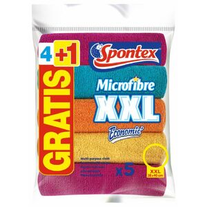 SPONTEX Utěrka z mikrovlákna XXL 5 ks obraz