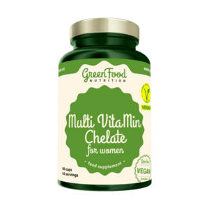 GREENFOOD NUTRITION Multi VitaMin Chelate pro ženy 90 kapslí obraz