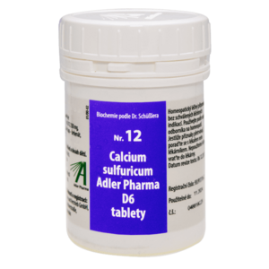 ADLER PHARMA Nr. 12 Calcium sulfuricum D6 2000 tablet obraz