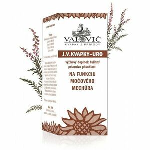 VALOVIČ J.V. kvapky - uro na funkciu močového mechúra 50 ml obraz