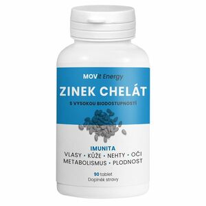 MOVIT ENERGY Zinek Chelát 15 mg 90 tablet obraz