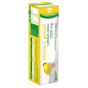 GALMED Vitamin C 1000 mg citrón 20 šumivých tablet obraz