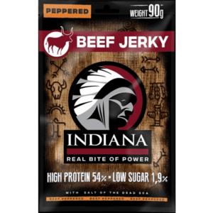 INDIANA JERKY Beef Peppered 90 g obraz