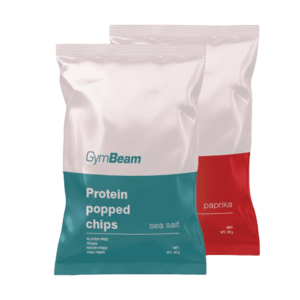 GYMBEAM Proteinové chipsy chilli and lime 40 g obraz