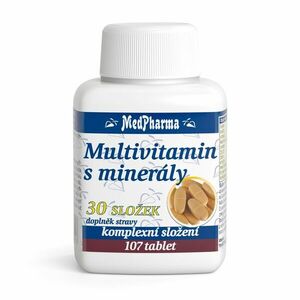 MedPharma Multivitamín s minerály 30 složek 107 tablet obraz