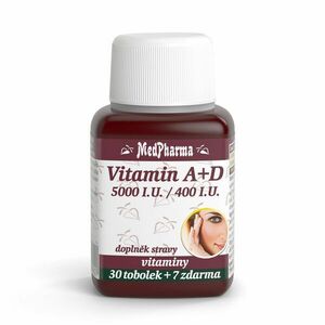 MedPharma Vitamín A+D 5000 I.U./400 I.U. 37 tobolek obraz