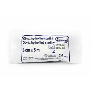 Steriwund Obinadlo hydrofilní pletené sterilní 6 cm x 5 m 1 ks obraz