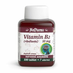 MedPharma Vitamin B2 (riboflavin) 10 mg 107 tablet obraz