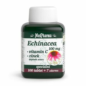 MedPharma Echinacea 100 mg + vitamin C + zinek 107 tablet obraz