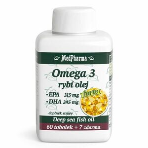 Medpharma Omega 3 rybí olej Forte 67 tobolek obraz