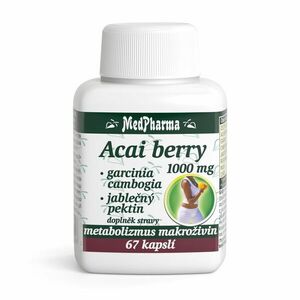 MedPharma Acai berry 1000 mg + Garcinia 67 kapslí obraz