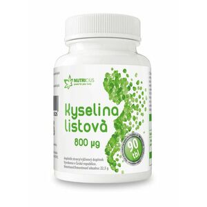 Nutricius Kyselina listová 800 µg 90 tablet obraz