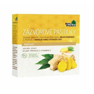 Naturprodukt Zázvorové pastilky 20 ks obraz