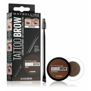 Maybelline Tattoo Brow gelová pomáda na obočí 3, 5 ml 04 Ash Brown obraz