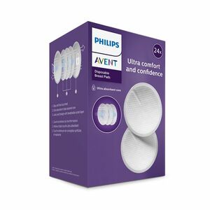 Philips Avent Prsní vložky jednorázové 24 ks obraz