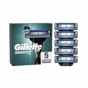 Gillette Mach3 holicí strojek + náhradní břity 5 ks obraz