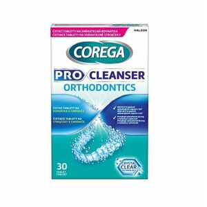 Corega Pro Cleanser Orthodontics čisticí tablety 30 ks obraz