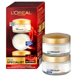 Loréal Paris Age Specialist 45+ Duopack denní + noční krém 2x50 ml obraz